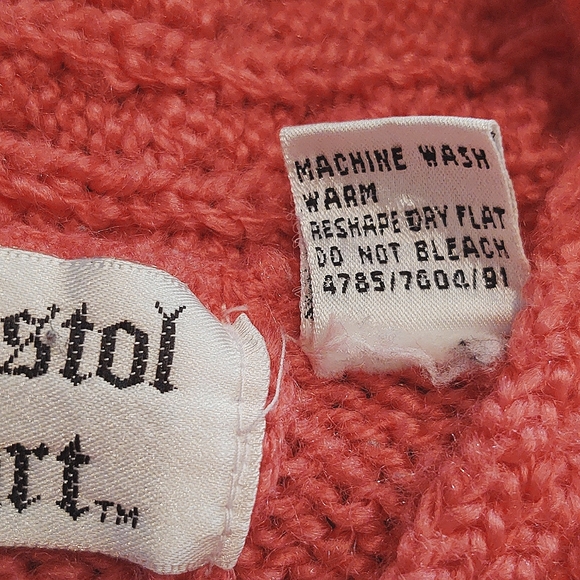 Bristol Court pink Sweater size Large - Picture 3 of 3